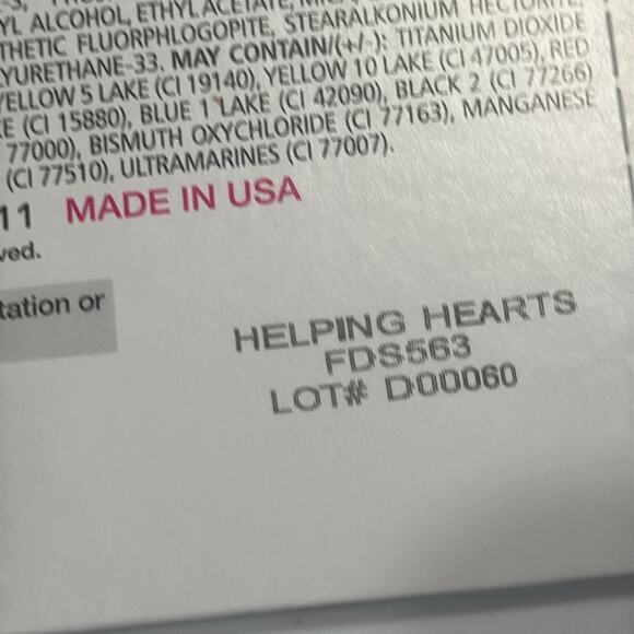 NWT Color Street "Helping Hearts" Nail Strips - Picture 4 of 4